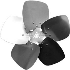 Five Wing Condenser Fan Blade, Interchangeable Hub, Aluminum, CCW, 22" Dia., 33 Degree Pitch