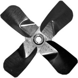 Heavy Duty Four Wing Fan Blade, Galvanized Steel Props, 48" Diameter, Clockwise Rotation, 27 Degree Pitch