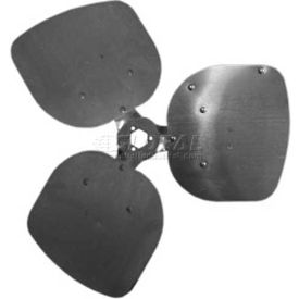 Three Wing Condenser Fan Blade, Interchangeable Hub, Aluminum Blade, CCW, 20" Dia., 24 Degree Pitch