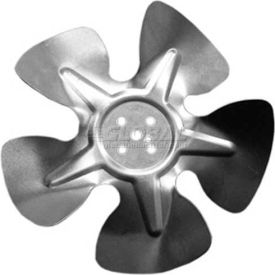 Small Hubless Fan Blade, 9" Dia., 20 Degree Pitch, CW, 1" Blade Depth, 5 Blade