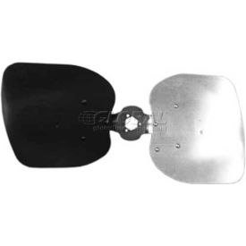 Two Wing Condenser Fan Blade, Interchangeable Hub, Aluminum Blade, 20" Dia., 25° Pitch