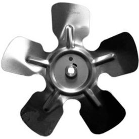 Small Fixed Hub Fan Blade, 8" Diameter, 30 Degree Pitch, Clockwise Rotation, 1/4" Bore, 1-5/8" Blade Depth, 5 Blades
