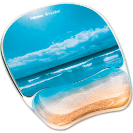 Photo Gel Mouse Pad Wrist Rest, Sandy Beach