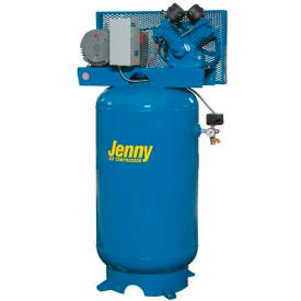 5 HP, Two-Stage Compressor, 80 Gal, Vertical, 175 PSI, 15.2 CFM, 1-Phase 230V