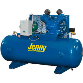 5 HP Two-Stage Compressor 80 Gallon Horizontal 175 PSI 15.2 CFM 1-Phase 230V