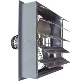 12" Panel Exhaust Fan W/ Enclosed Motor, 1/3 HP, Single Phase