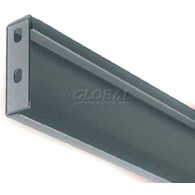 Offset Aisle Brace For Clip Type Shelving 48", Dark Gray