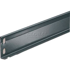 Bin Front For Clip Type Shelving 1-1/2"H x 36"W, Dark Gray