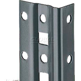 Offset Angle Post 1" x 1-7/8" x 7'1"H, 1-1/2" O.C., Dark Gray
