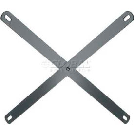 Tri-Boro Sway Braces for 12-18" Shelf, 22"Long, Dark Gray