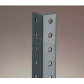 Rolled Formed Post 1-1/4" x 1-1/4" x 3'3"H, Dark Gray