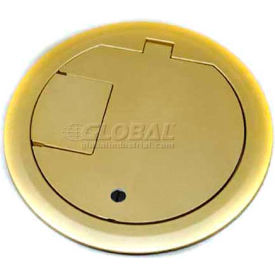 Floor Box Cover Assembly Tamper Resistant, Bronze