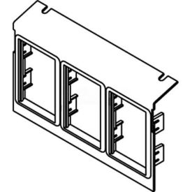 Floor Box Ac8105 & Ac8850 Plate (3)6a Mini Adapter Bezels