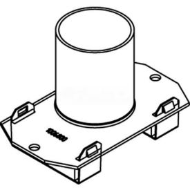 Poke-Thru 1-Gang Conduit Housing Assembly, 1-1/4"