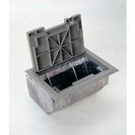 Floor Box W/Black Tile Cover & Trim