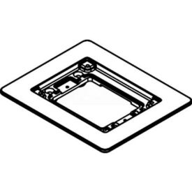 Floor Box 1-Gang Combination Carpet & Tile Flange, Aluminum