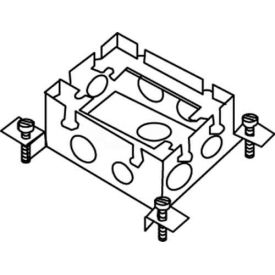 Floor Box 1-Gang Shallow Box, Fully Adjustable