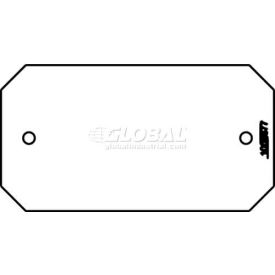 8b Poke-Thru 1-Gang Blank Plate