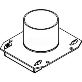 Poke-Thru 2-Gang Conduit Housing Assembly, 2"