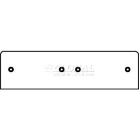 Poke-Thru 2-Gang Blank Plate