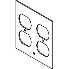 Floor Box Af1&3 Top Plate, For 2 Duplex Devices