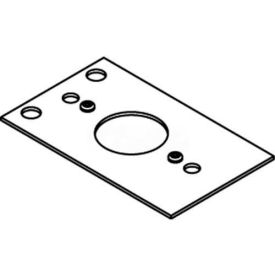 Floor Box CRFB Series Single Receptacle Plate, 1.39"Dia.
