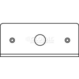 Poke-Thru 1-Gang Plate, 1/2" Ko