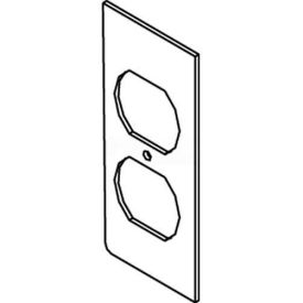 Sgt-Dp Floor Box Af1&3 Top Plate, For (1) Duplex Device