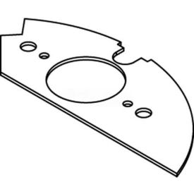Floor Box Single Receptacle Device Plate, For Round Raised Floor Box