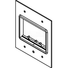 Floor Box Ac Series Top Plate W/(1) Ort Lt Gray Bezel