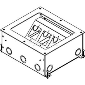 Floor Box 1-Gang Single Receptacle Device Plate-1.59" Opening