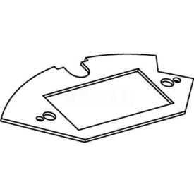 Floor Box GFI Device Plate for Round Raised Floor Box
