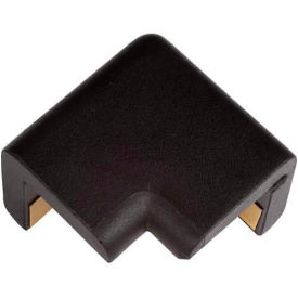 2D Black Protective Corner, Type H, Black, 60-6786