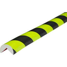 90-Degree Corner Bumper Guard, Type A, 196-3/4"L x 1-9/16"W, Fluorescent