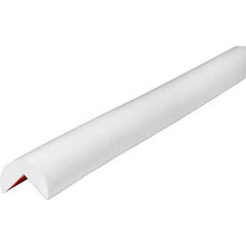 90-Degree Corner Bumper Guard, Type A, 196-3/4"L x 1-9/16"W, White
