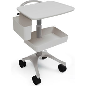 Zido EKG Medical Cart, Cool Gray