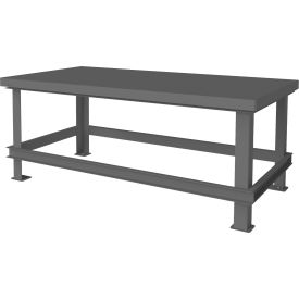 Stationary Machine Table 72"W x 36"D x 30"H, Gray