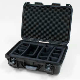 925 Case w/Padded Divider, 18-11/16"L x 14-13/16"W x 7"H, Black