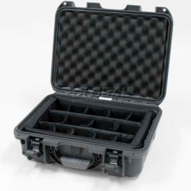 920 Case w/Padded Divider, 16-11/16"L x 13-3/8"W x 6-13/16"H, Graphite