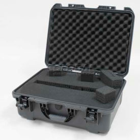 940 Case w/Foam, 21-11/16"L x 16-7/8"W x 8-1/2"H, Graphite