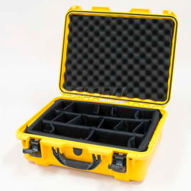 930 Case w/Padded Divider, 19-13/16"L x 16"W x 7-5/8"H, Yellow