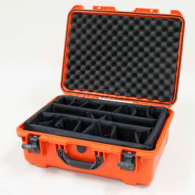 940 Case w/Padded Divider, 21-11/16"L x 16-7/8"W x 8-1/2"H, Orange