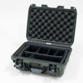 915 Case w/Padded Divider, 15-3/8"L x 12-1/8"W x 6-13/16"H, Olive