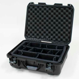 930 Case w/Padded Divider, 19-13/16"L x 16"W x7-5/8"H, Black