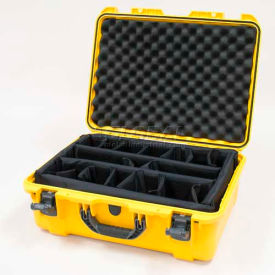 940 Case w/Padded Divider, 21-11/16"L x 16-7/8"W x 8-1/2"H, Yellow