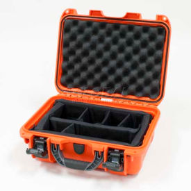 915 Case w/Padded Divider, 15-3/8"L x 12-1/8"W x 6-13/16"H, Orange