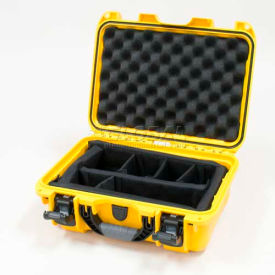 915 Case w/Padded Divider, 15-3/8"L x 12-1/8"W x 6-13/16"H, Yellow