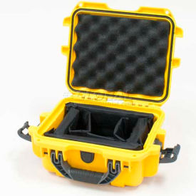 Case w/Padded Divider, 12-1/2"L x 10"W x 6"H, Yellow