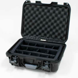 920 Case w/Padded Divider, 16-11/16"L x 13-3/8"W x 6-13/16"H, Black
