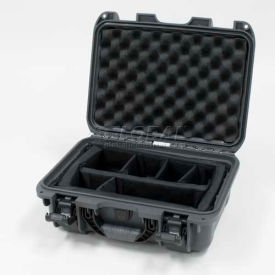 915 Case w/Padded Divider, 15-3/8"L x 12-1/8"W x 6-13/16"H, Graphite